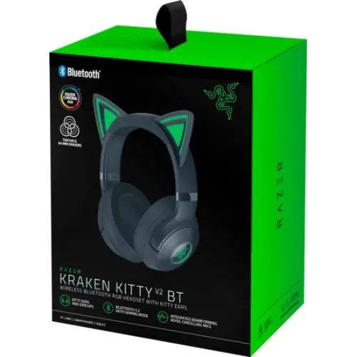 Razer Kraken Kitty V2 BT o‘yin garniturasi qora