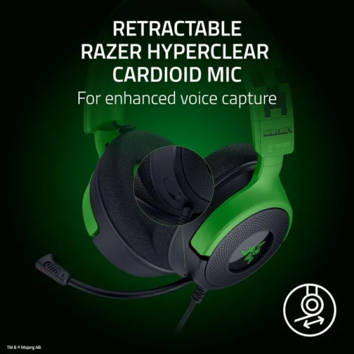 Игровая гарнитура Razer Kraken V4 X Minecraft Ed