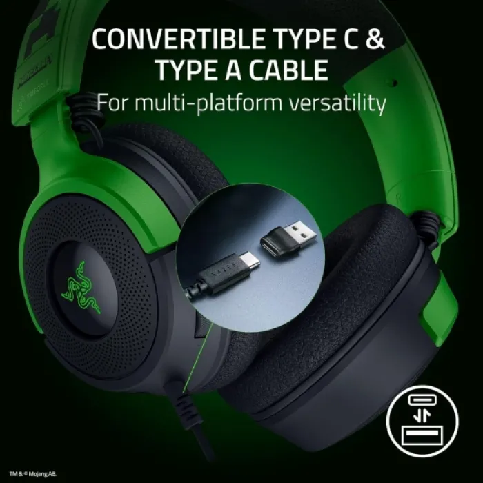 Игровая гарнитура Razer Kraken V4 X Minecraft Ed