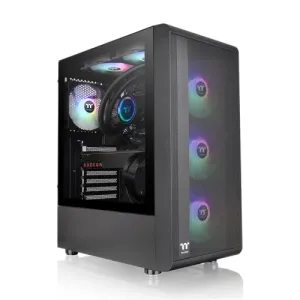Thermaltake S200 TG ARGB Black korpusi