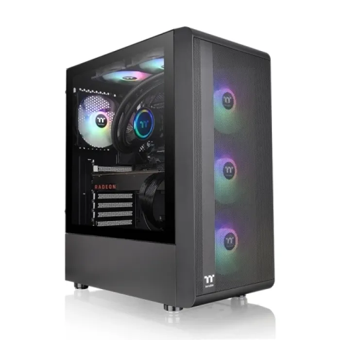 Thermaltake S200 TG ARGB Black korpusi