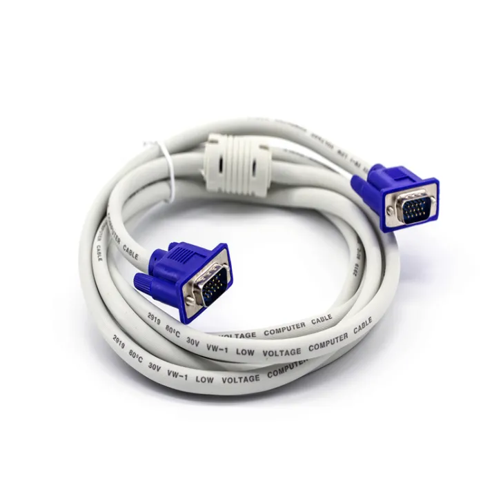 3 metrli monitor uchun VGA kabeli