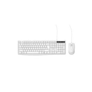 Проводной комплект клавиатуры и мыши MYPRO KM1010UW White