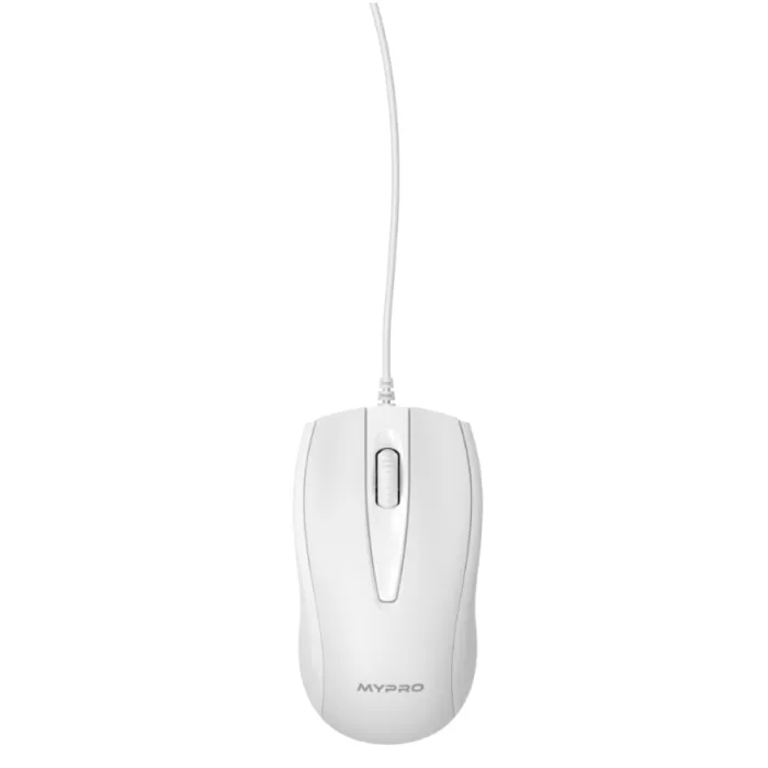 MYPRO KM1010UW White simli klaviatura va sichqoncha to‘plami
