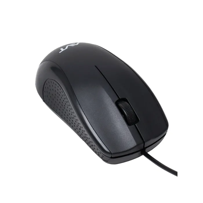 AVT KBM300+M100 USB Black simli klaviatura va sichqoncha to‘plami