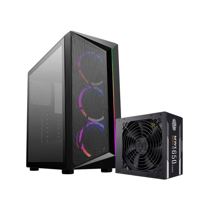 CoolerMaster MasterCase CMP510 korpusi 650W BP bilan