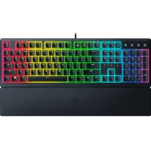 Клавиатура механическая Razer Ornata V3 104key, Mecha-Membrane Switch, USB-A, EN/RU, RGB, чёрный