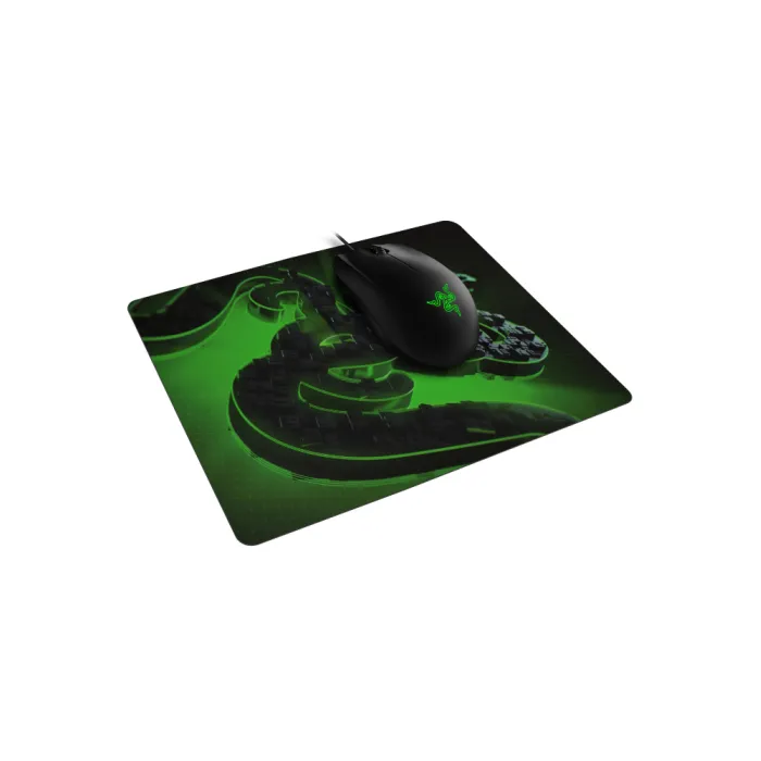 Игровой комплект мышь и коврик Razer Abyssus Lite + Goliathus Mobile Construct Edition