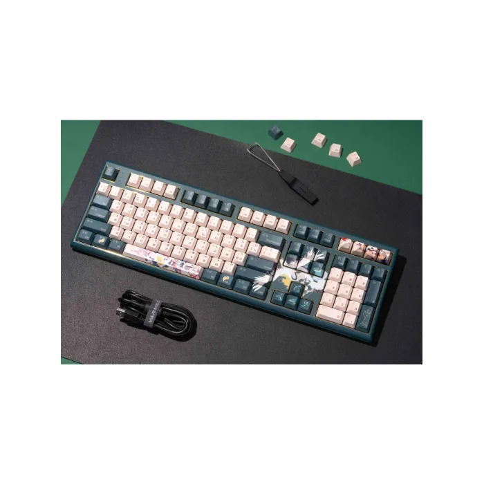 Varmilo Lure VBS108 Crane Cherry MX Red UA klaviaturasi