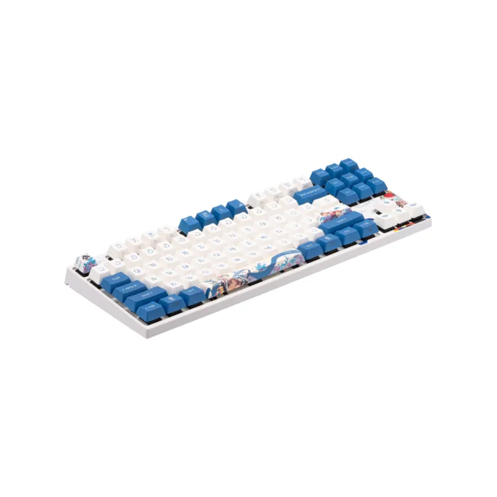 Varmilo VEA87 Lovebirds-I 87Key mexanik klaviaturasi, Cherry Mx Red, USB-A, EN/RU, White Led, ko‘k