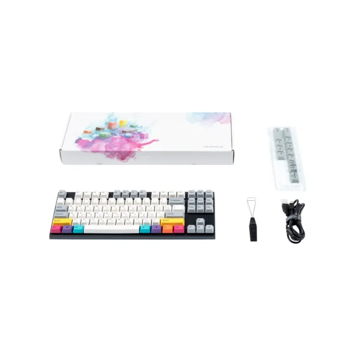 Varmilo MA87M V2 CMYK EC Rose V2 RU klaviaturasi