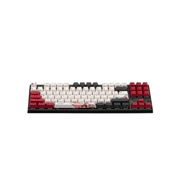 Mexanik klaviatura Varmilo VEM87 Beijing Opera 87Key, EC V2 Rose, USB-A, EN/UKR, Oq Led, qora