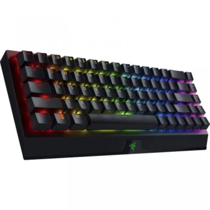 Клавиатура Razer BlackWidow V3 Mini HyperSpeed RGB 68key Green Switch USB/WL/BT EN Black