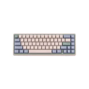Клавиатура механическая Varmilo Minilo VXT67 Eucalyptus 67Key, Gateron G Pro 2.0 Brown, BT/WL/USB-A, Hot-Swap, EN, RGB, розовый