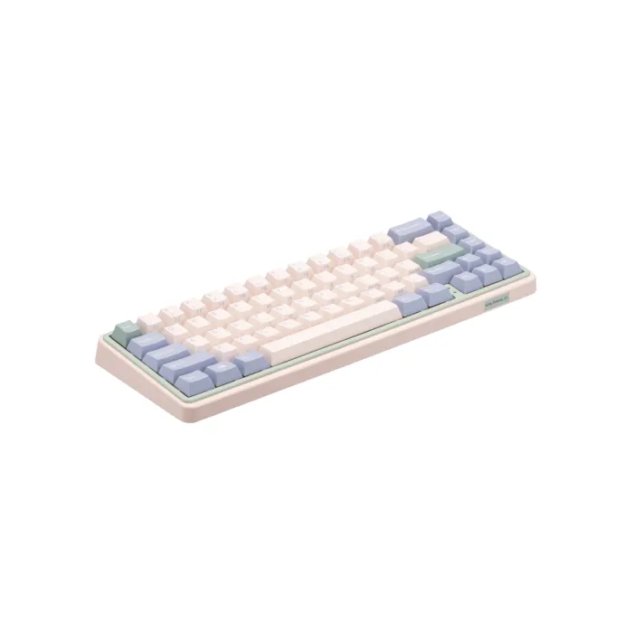 Mexanik klaviatura Varmilo Minilo VXT67 Eucalyptus 67Key, Kailh Prestige Red, BT/WL/USB-A, Hot-Swap, EN, RGB, pushti