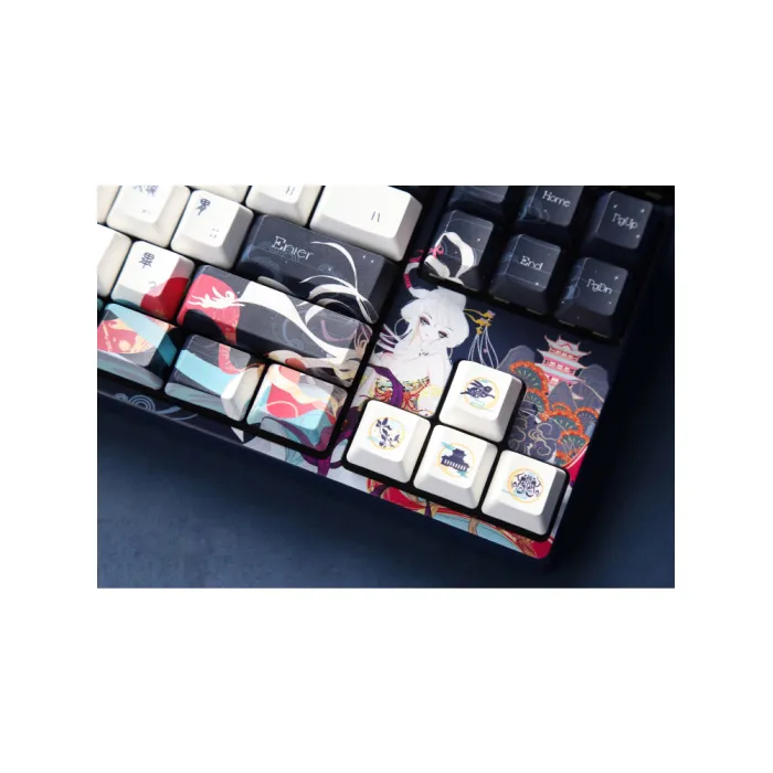 Varmilo VPE87 Chang‘e 87Key mexanik klaviaturasi, Cherry Mx Red, BT/WL/USB-A, EN, White Led, ko‘k