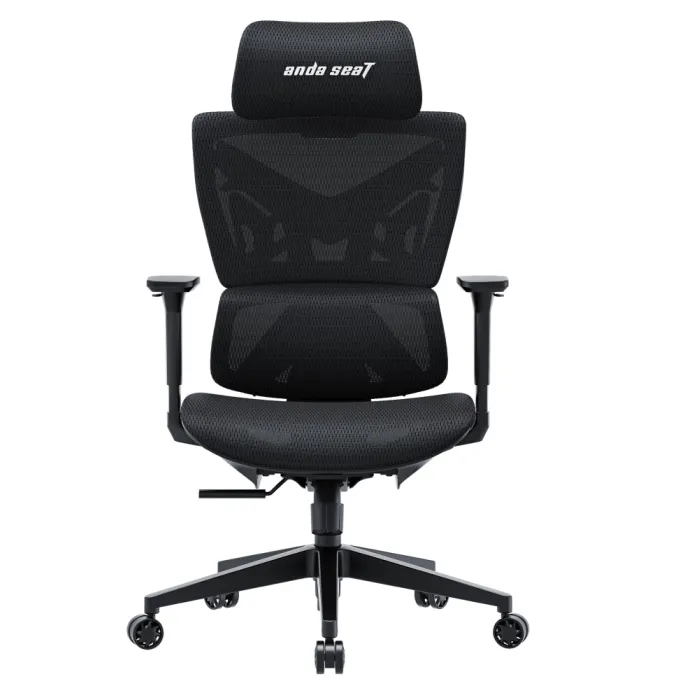 AndaSeat X-Air Mega o‘rindig‘i, to‘rli mato, 3D-Armrests, qora