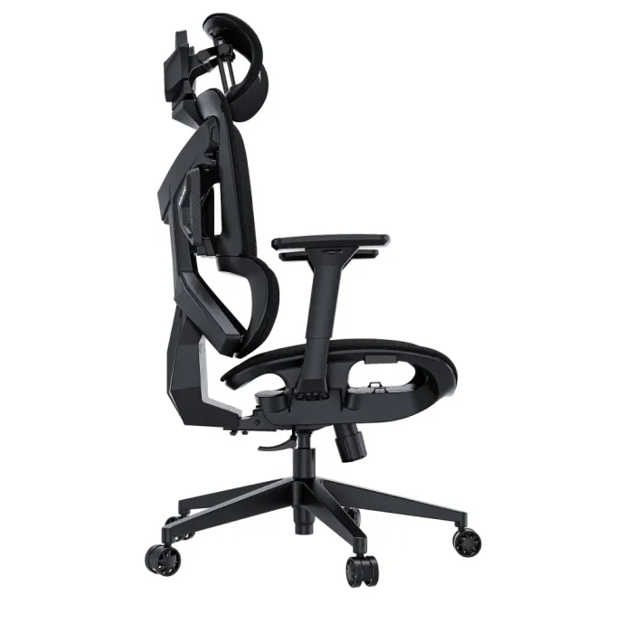 AndaSeat X-Air Mega o‘rindig‘i, to‘rli mato, 3D-Armrests, qora