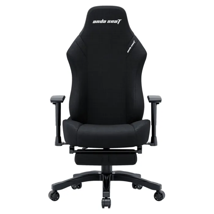 AndaSeat Luna Pro o‘rindig‘i, zig‘ir tolali mato, 1D-Armrests, qora