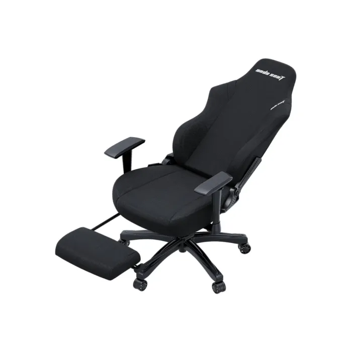 AndaSeat Luna Pro o‘rindig‘i, zig‘ir tolali mato, 1D-Armrests, qora