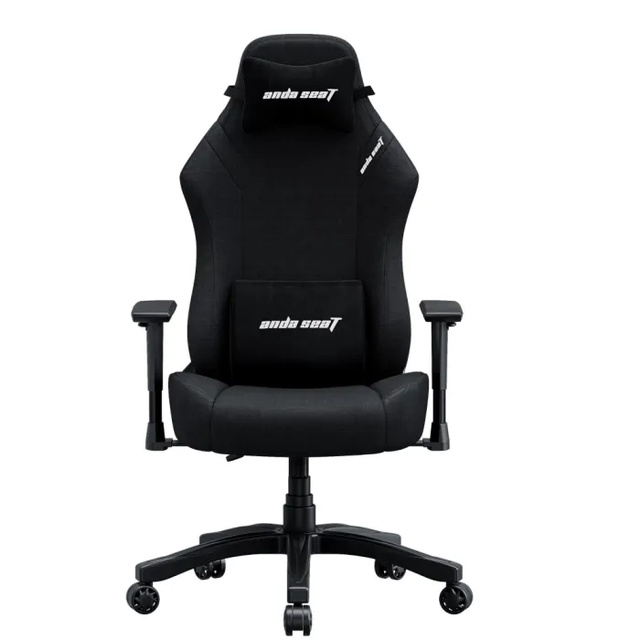 AndaSeat Luna Pro o‘rindig‘i, zig‘ir tolali mato, 1D-Armrests, qora
