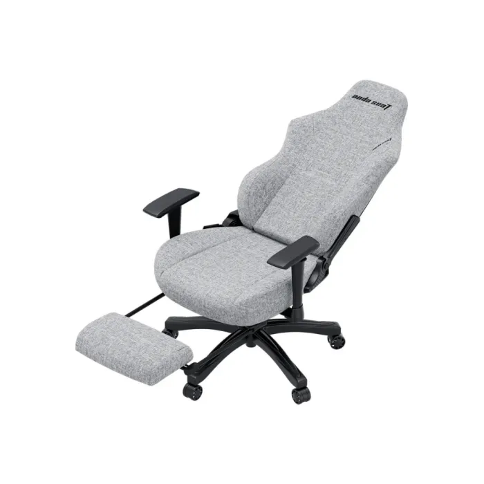 AndaSeat Luna Pro o‘rindig‘i, zig‘ir tolali mato, 1D-Armrests, kulrang