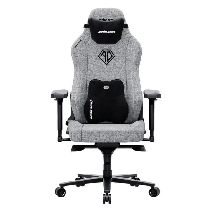 Кресло AndaSeat Phantom 3 XL, льняная ткань,4D-Armrests, серый