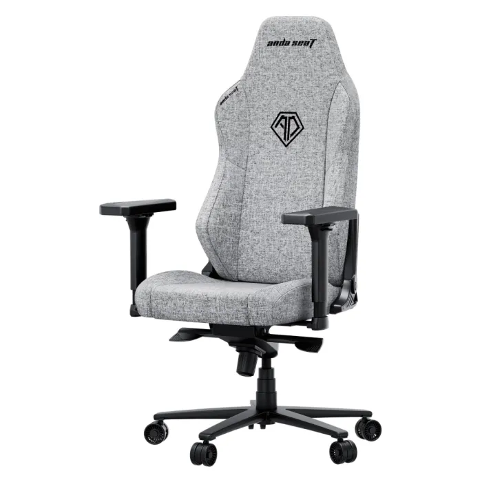 Кресло AndaSeat Phantom 3 XL, льняная ткань,4D-Armrests, серый