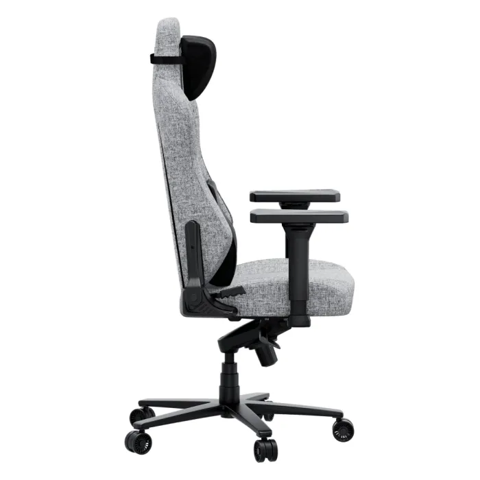Кресло AndaSeat Phantom 3 XL, льняная ткань,4D-Armrests, серый