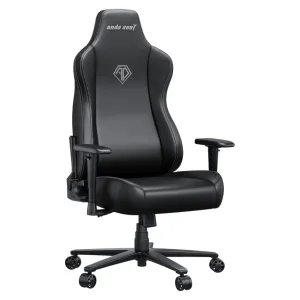 Кресло AndaSeat Novis, ПВХ кожа, 1D-Armrests, чёрный