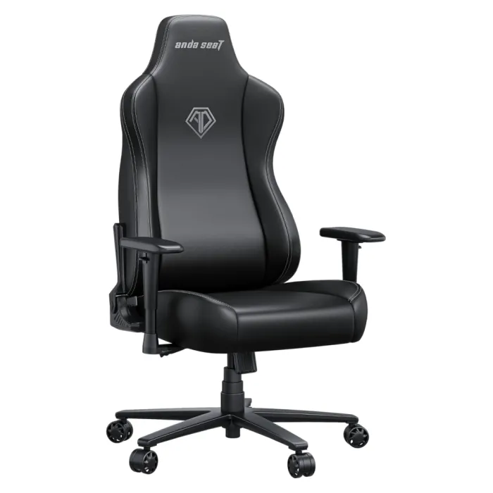 AndaSeat Novis o‘rindig‘i, PVX charm, 1D-Armrests, qora