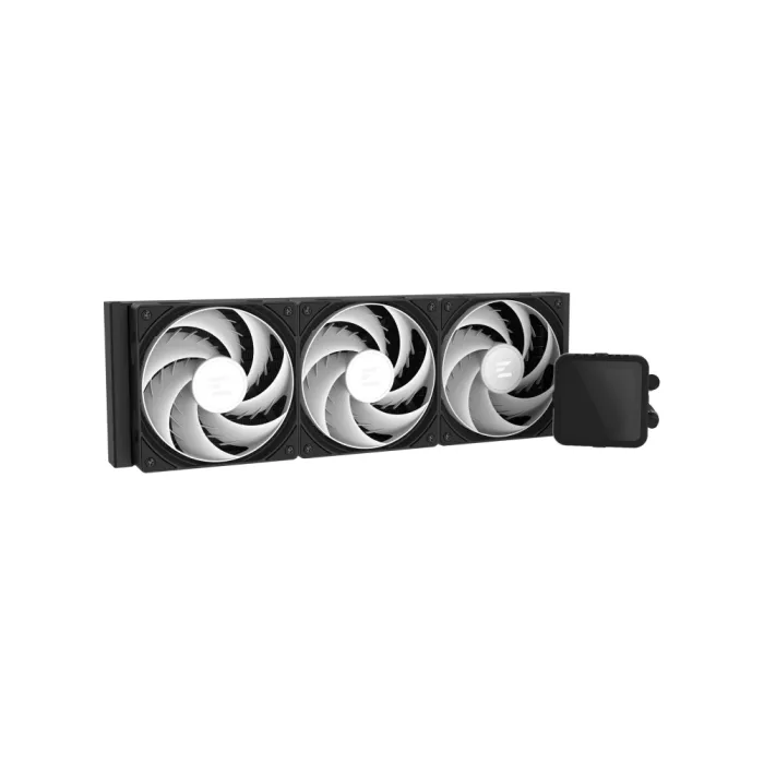 Zalman Alpha 2DS A36 ARGB suyuqlik bilan sovutish tizimi, LGA1851, 1700, 1200, 115x, AM5, AM4, TDP 350W, qora