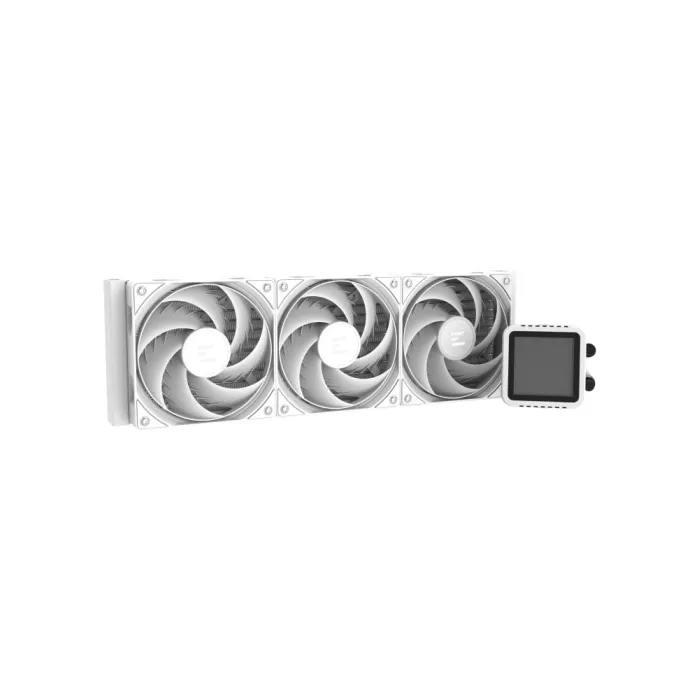 Zalman Alpha 2DS A36 ARGB suyuqlik bilan sovutish tizimi, LGA1851, 1700, 1200, 115x, AM5, AM4, TDP 350W, oq