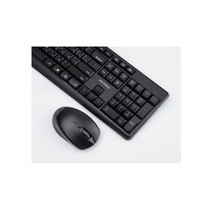 MYPRO C22 Business Combo Wireless Black simsiz klaviatura va sichqoncha to‘plami