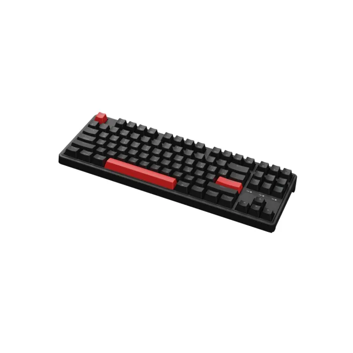 Mexanik klaviatura Keychron C3 Pro 87Key, K pro Brown, USB-A, QMK, Hot-swap, EN/RU/UZ, Red Led, qora