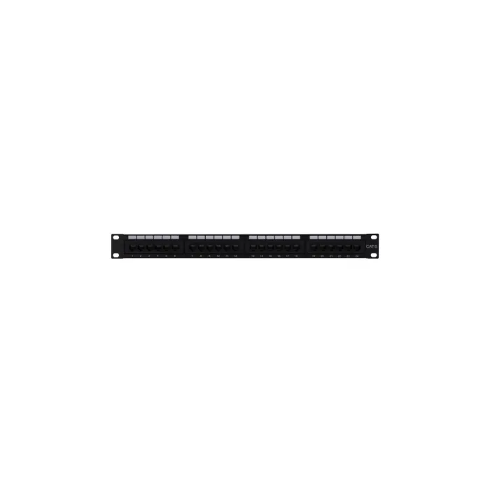 2Е UTP cat 6 24port patch paneli