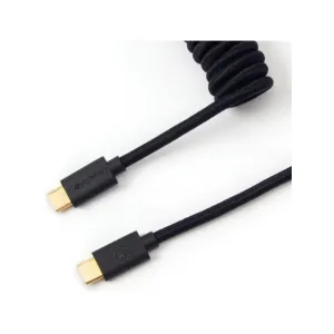 Кабель Type-A/Type-C Keychron Coiled Cable Black