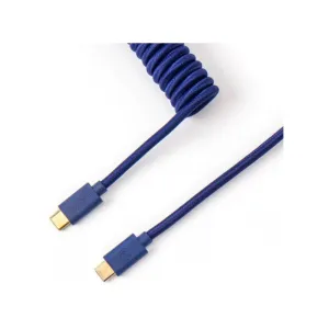 Кабель Type-A/Type-C Keychron Coiled Cable Blue