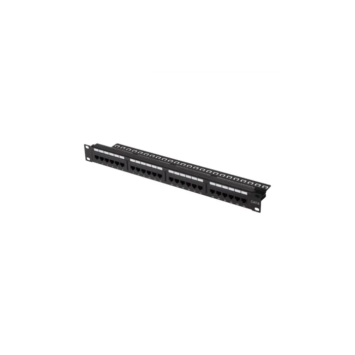 2Е UTP cat 6 24port patch paneli