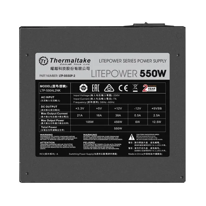 Thermaltake Litepower 550W quvvat bloki