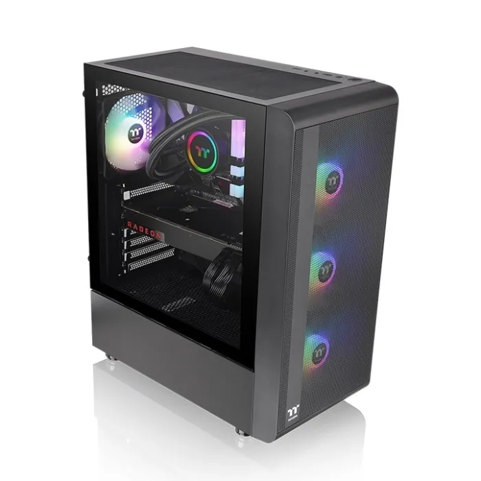 Thermaltake S200 TG ARGB Black korpusi