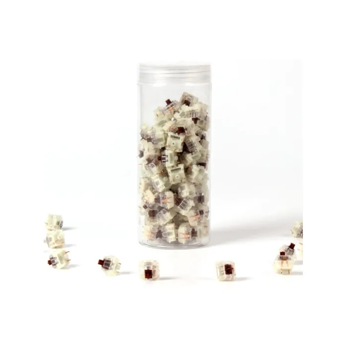 Mexanik kalitlar to‘plami Keychron Gateron Cap V2 Brown 110 dona