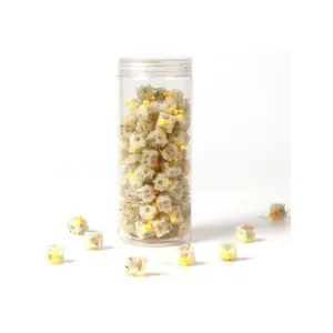 Набор механических переключателей Keychron Gateron Cap V2 Milky Yellow 110 pcs