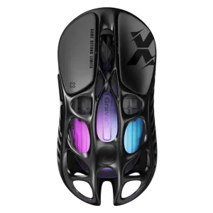 Мышь GravaStar Mercury X, BT/WL/USB-A, RGB, черная