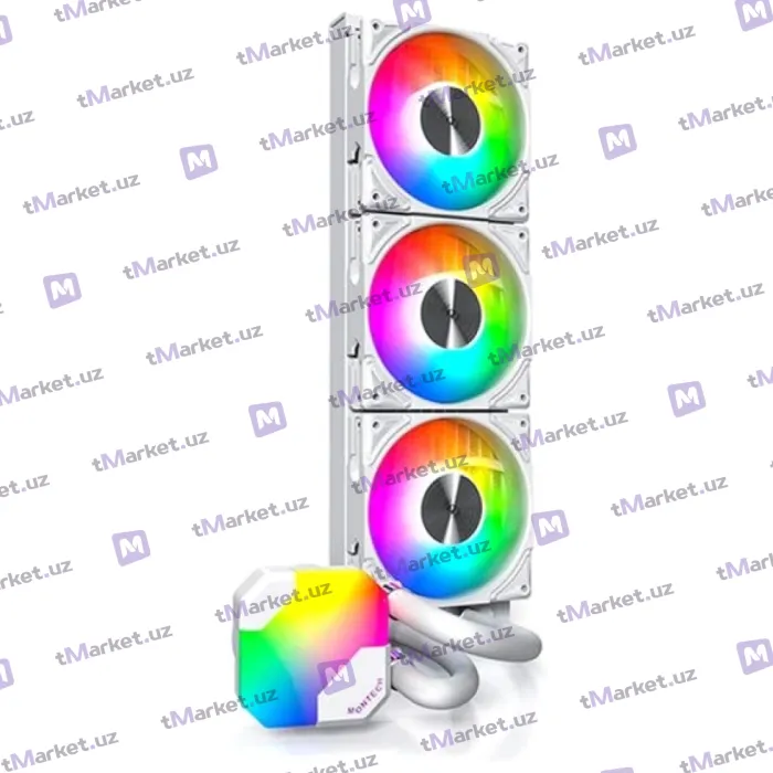 Система жидкостного оxлаждения Montech HyperFlow ARGB 360 (W)