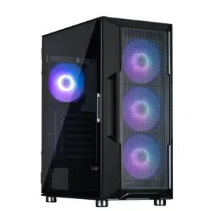 Корпус Zalman I3 Neo ARGB без БП, 2xUSB3.0, 1xUSB2.0, 4x120мм ARGB, VGA 355мм, LCS ready, TG Side Panel, ATX, чёрный