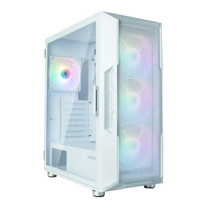 Корпус Zalman I3 Neo без БП 1xUSB3.0, 2xUSB2.0 4x120мм RGB VGA 355мм LCS ready TG Side Panel ATX белый