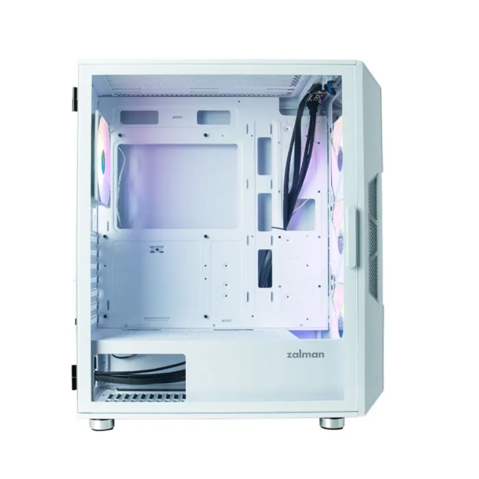 Корпус Zalman I3 Neo без БП 1xUSB3.0, 2xUSB2.0 4x120мм RGB VGA 355мм LCS ready TG Side Panel ATX белый