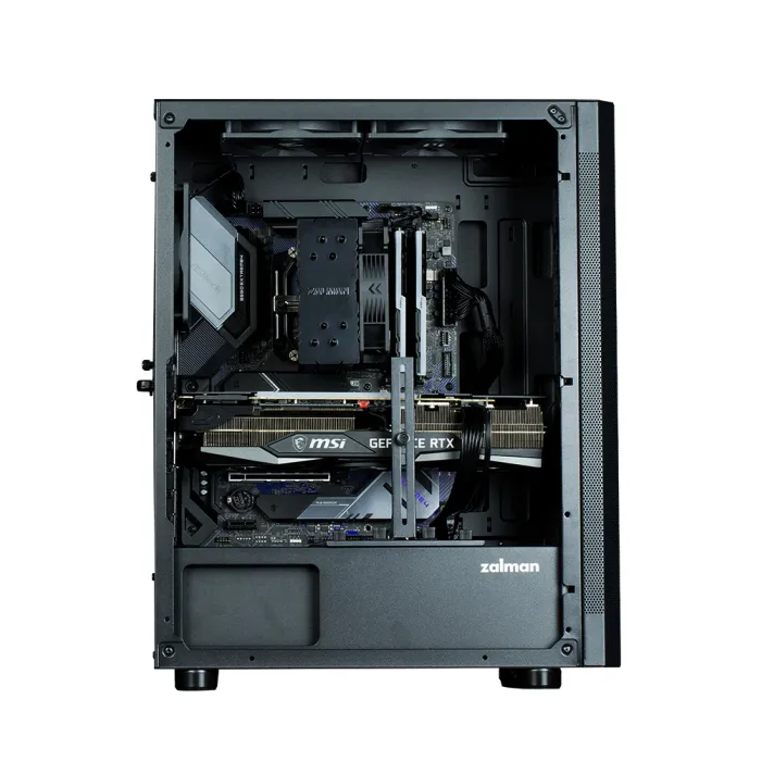 Zalman I4 korpusi BPsiz 2xUSB3.0, 1xUSB2.0 6x120mm VGA 320mm LCS tayyor Mesh Side/Front Panel ATX qora