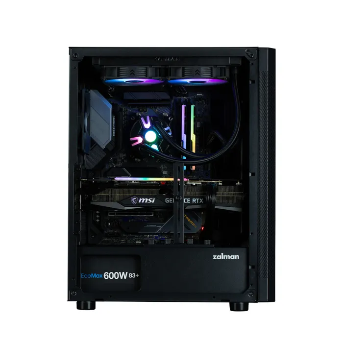 Zalman I4 korpusi BPsiz 2xUSB3.0, 1xUSB2.0 6x120mm VGA 320mm LCS tayyor Mesh Side/Front Panel ATX qora